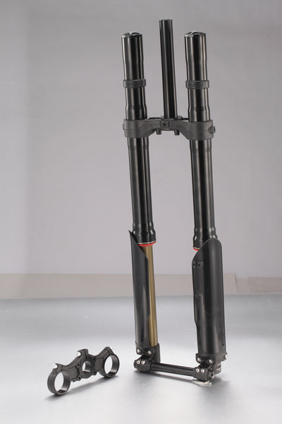SHE7010 FST Front Fork(with L&R Fork Protector, Bolts kit, Tapered Rol ...
