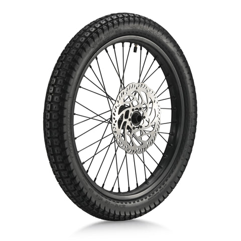 SHE7005 Front Wheel Assembly (Front Tire+Tube+Rim Stripe+Front Wheel Assembly+Front Brake Disc+Front Wheel Hub Cone Spacer (with  Bolts)) (SS 3.0)